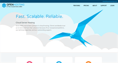 Desktop Screenshot of openhosting.com